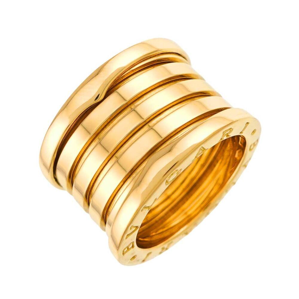 Bulgari BVLGARI B-ZERO1 5-band ring #53, 18K YG yellow gold 750.